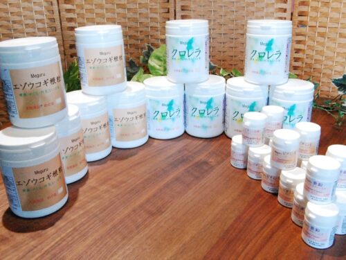 健康食品　クロレラ＋エゾウコギ根粒＋ビタミンB群＋ビタミンE＋亜鉛のセット