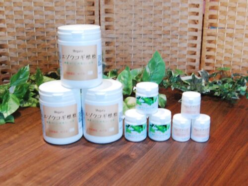 健康食品　ビタミンCとビタミンEがエゾウコギ根粒を助ける